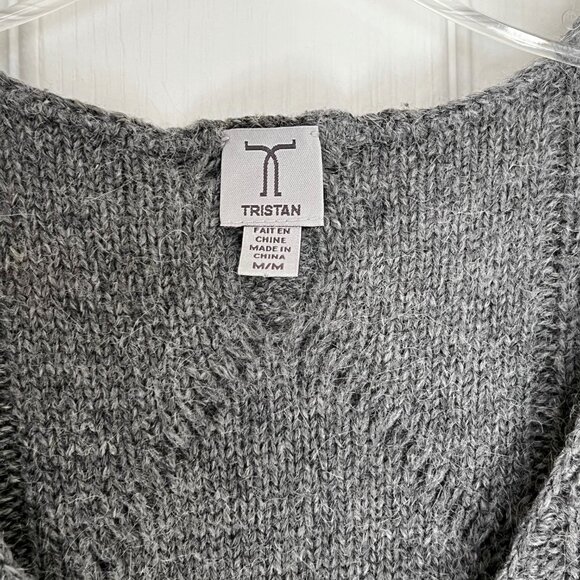 Tristan Long Grey Sweater - Medium - Picture 2 of 6